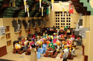 Illustration for article titled Check out a massive, detailed model of the Hogwarts School Of Magic made of LEGO